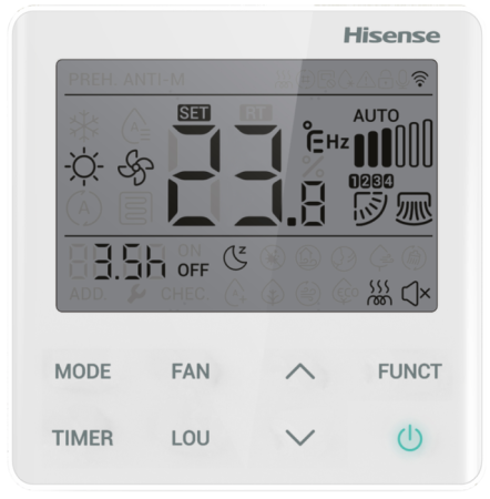 Hisense Heavy EU ADT-09UX4RBL8/AUW-09U4RS8 Wi-Fi