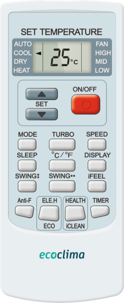 Ecoclima Frost Line ECW-AX07/FB-4R1 / EC-AX07/F-4R1